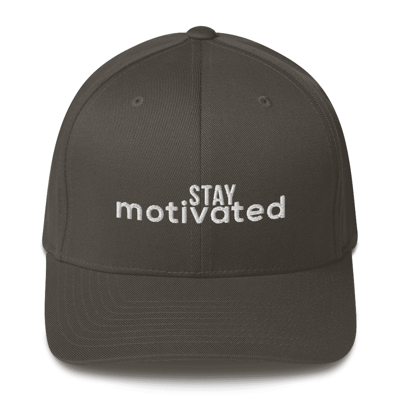 Stay Motivated Flex Fit Hat view 5