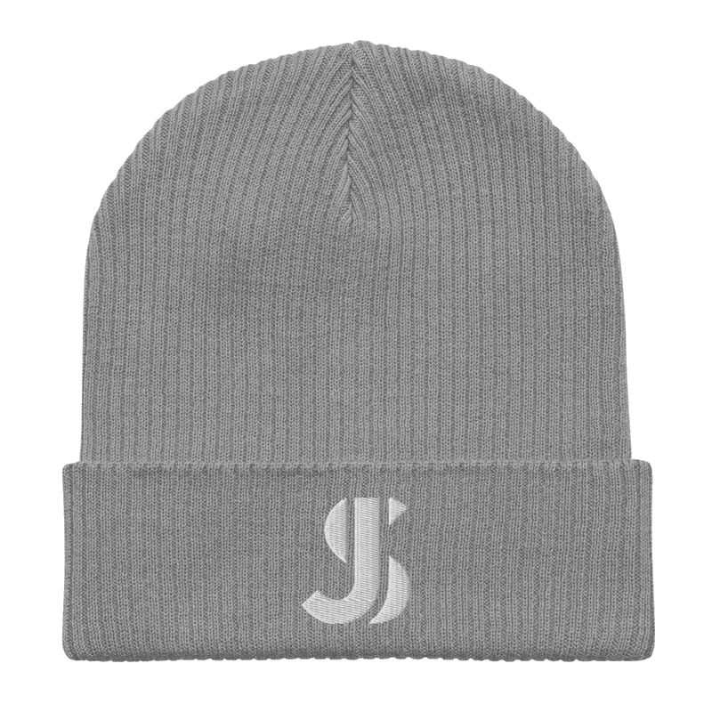 JS Logo Organic Ribbed Beanie view 3